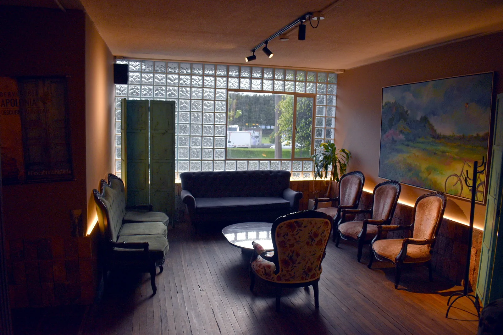 Sala Tertulia en Casa Apolonia